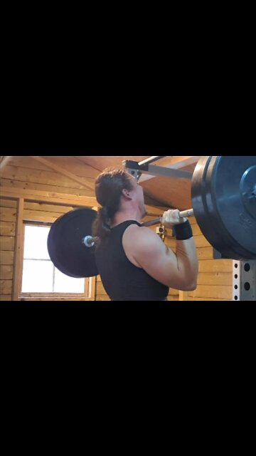 EASY 80 KGS OVERHEAD PRESS 1 REP MAX PR!