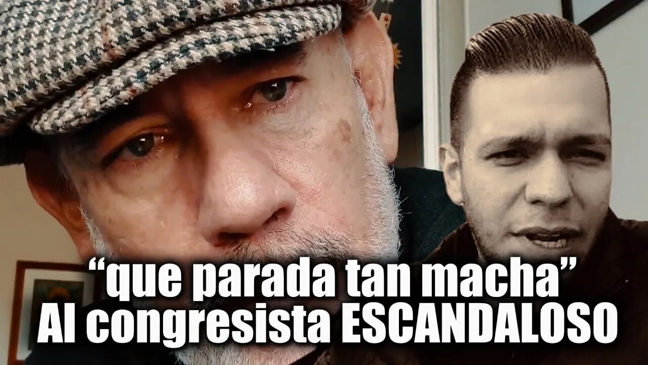 🛑🎥Qué parada tan macha! Le dieron al congresista ESCANDALOSO👇👇