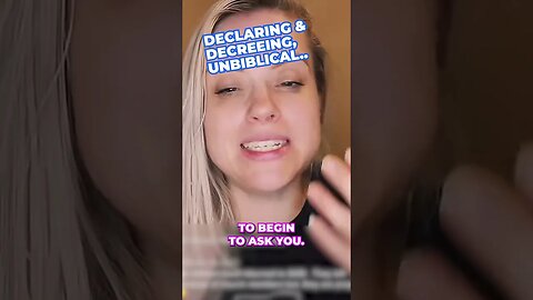 Why Decreeing And Declaring Can Destroy Your Faith #shorts