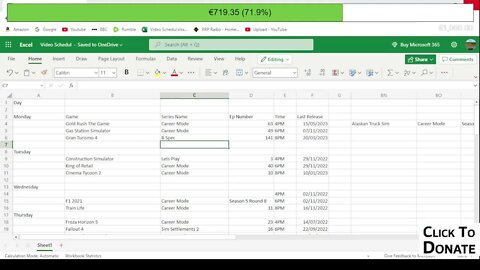 Schedule and Stream Updates (December 2022)