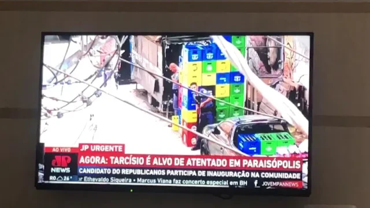 Ataque ao candidato a Governador Tarcísio de Freitas video 4