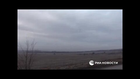 Russia LPR artillery firing