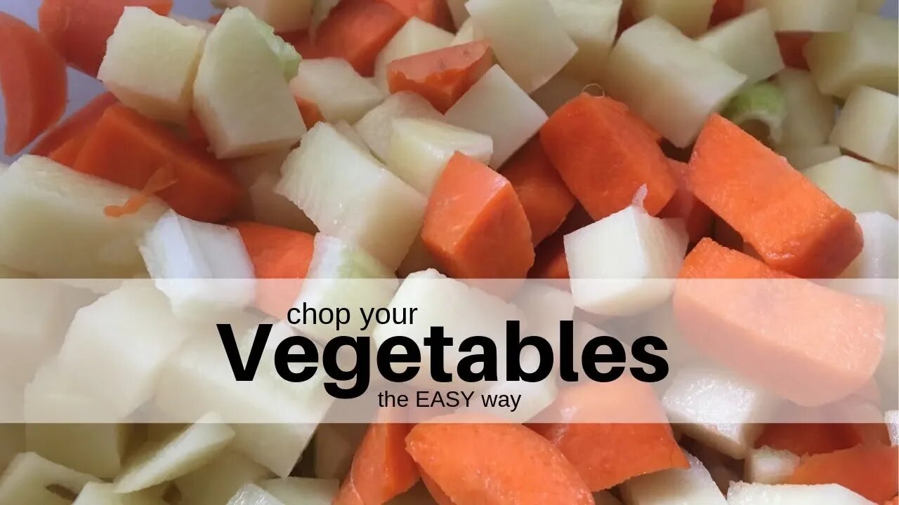 How to chop vegetables the easy way