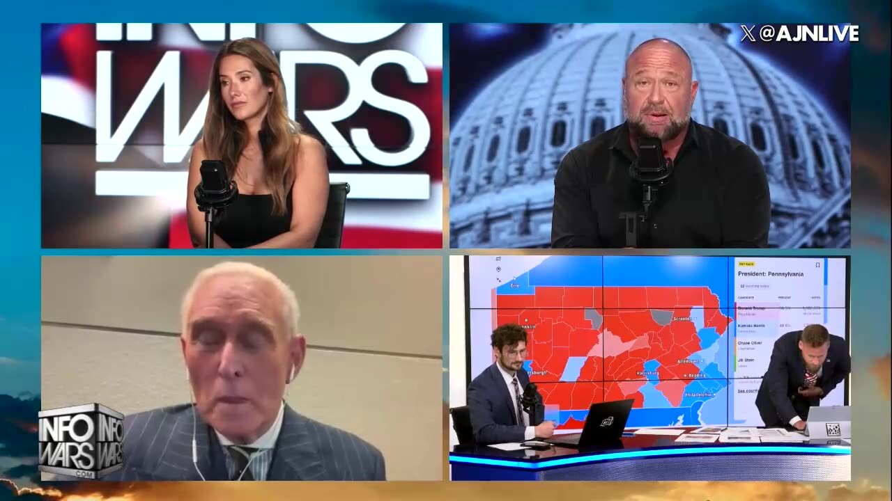 Roger Stone Says Things Are Looking Good For Trump Victory— Globalist Heads Now Exploding