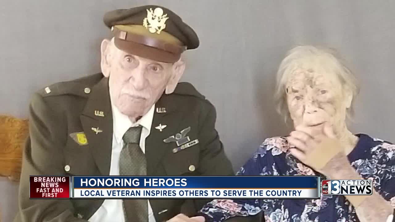 Local veteran and POW inspires teen to join the marines