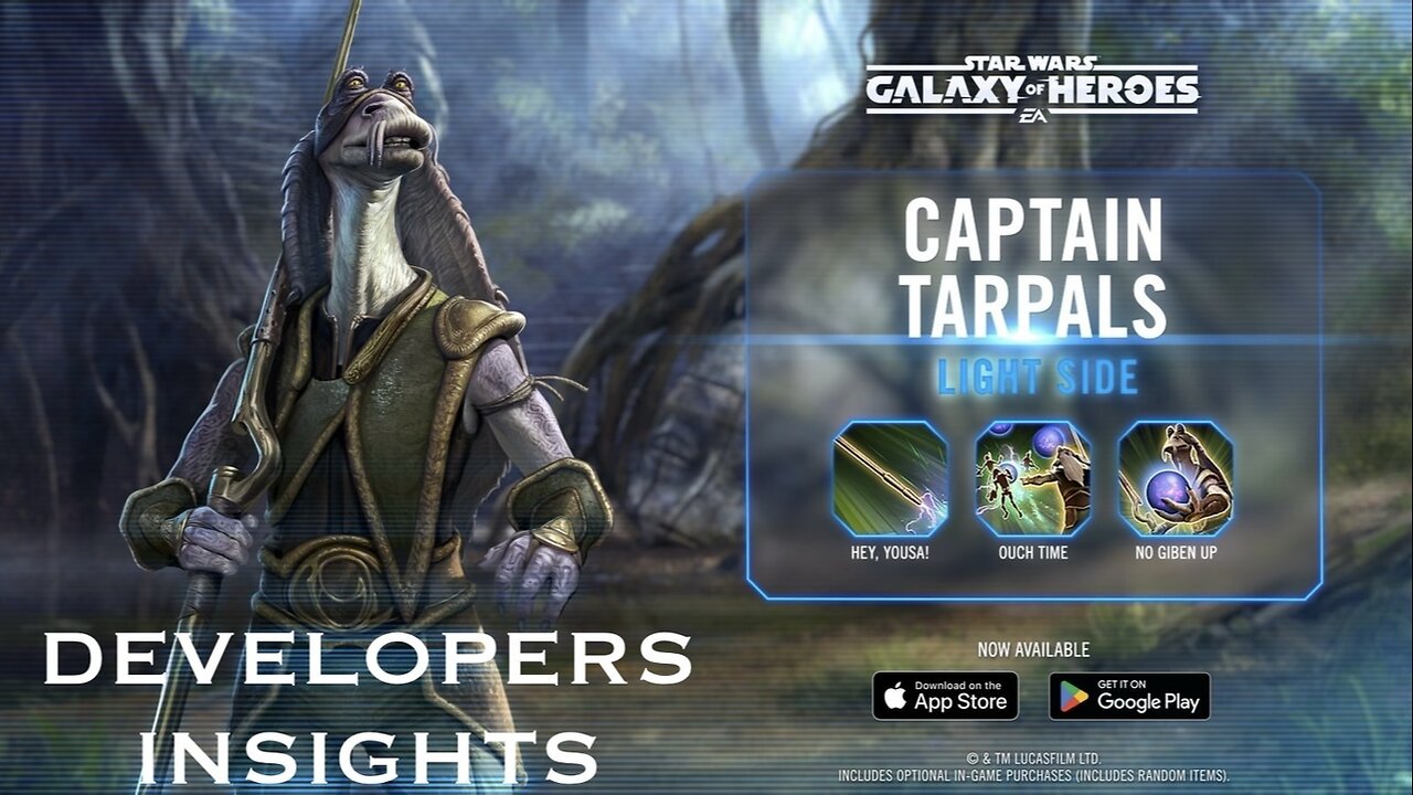 *NEW* Character Inbound: Captain Tarpals | CG Fast Tracking These Gungans! | Developers Insights