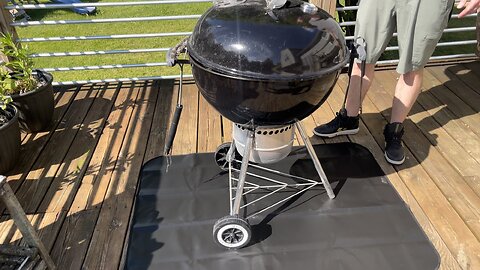 48×30 Inch Under Grill Mats for Outdoor Grill, Double-Sided Fireproof, Gas and BBQ for Decks, Patios