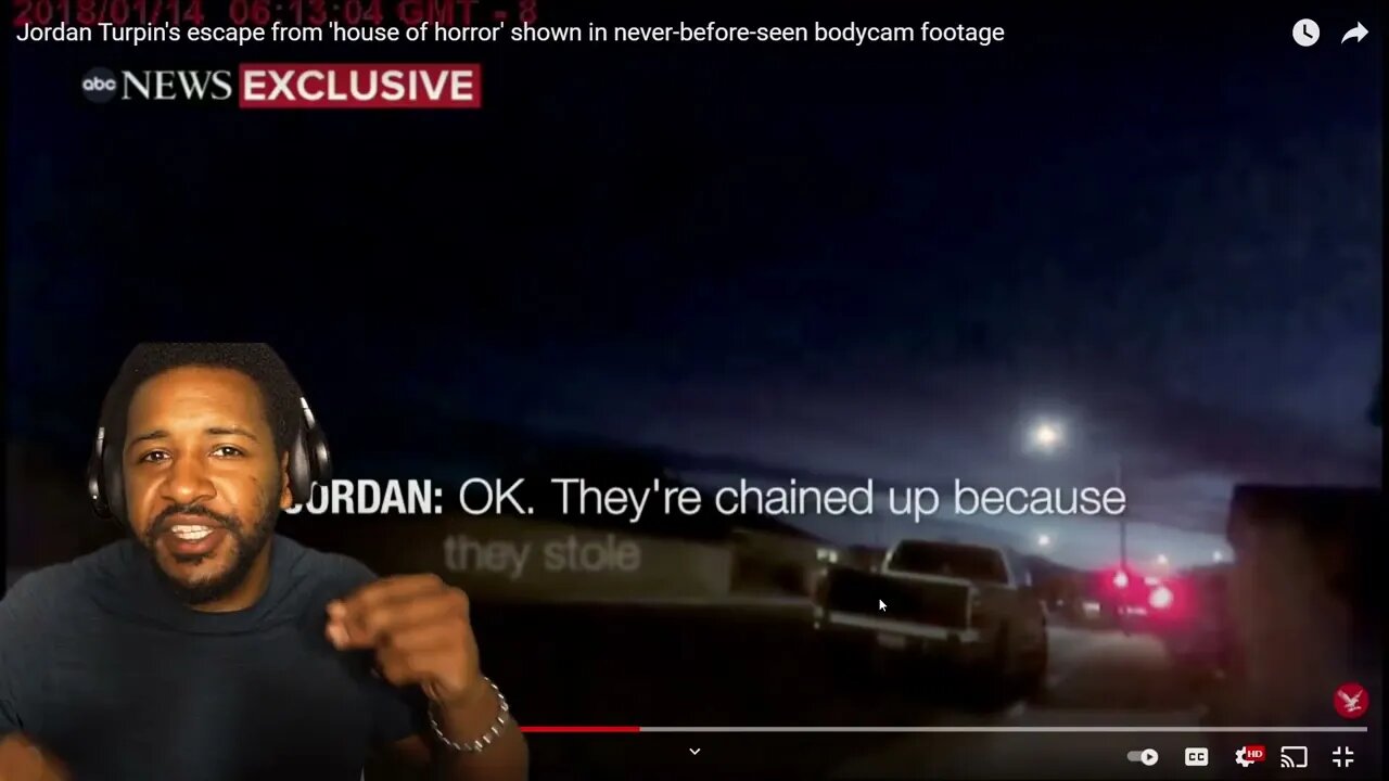 JORDAN TURPINS ESCAPE FROM HOUSE OF HORROR SHOWN IN BODYCAM FOOTAGE | REACTION!!!