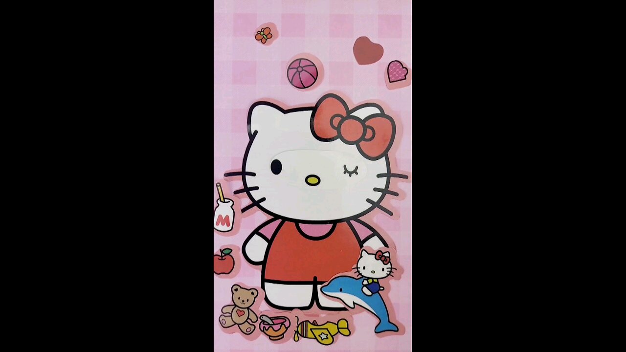 DIY Hello Kitty Sticker Crafts for Kids and Adults