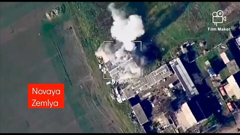 Russian Lancet kamikaze drone destroyed Ukrainian Osa air defense concealed in civilian warehouse