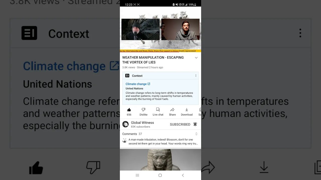 I Joined Global Witness Stream (Link in Description )