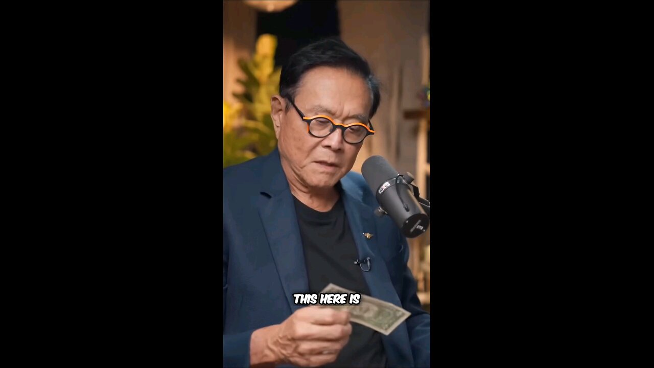 Robert kiyosaki revaling the secret behind currency