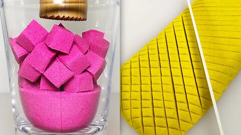 Cutting Kinetic Sand Compilation || Satisfying ASMR