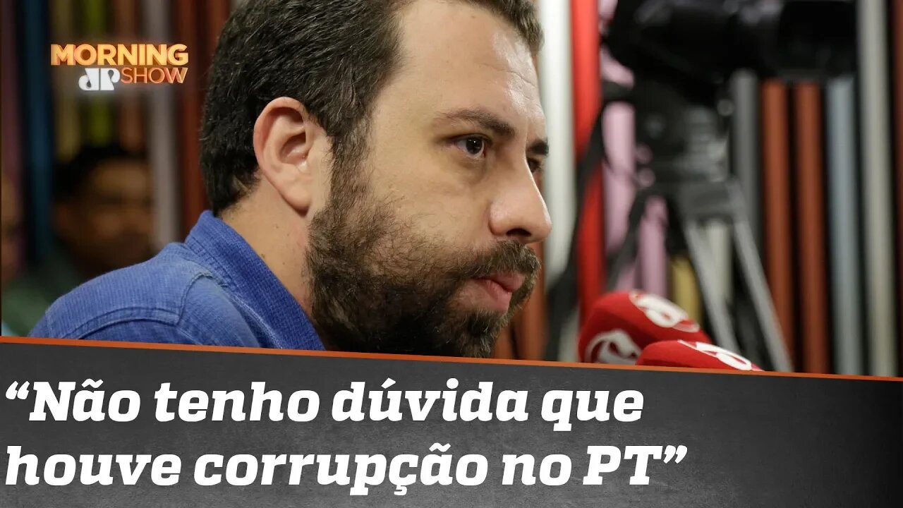 O que Boulos diz sobre a corrupção e o PT