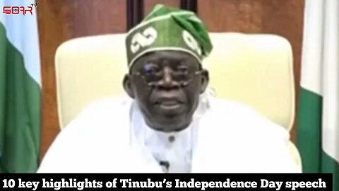 10 key highlights of Tinubu’s Independence Day speechWhile he