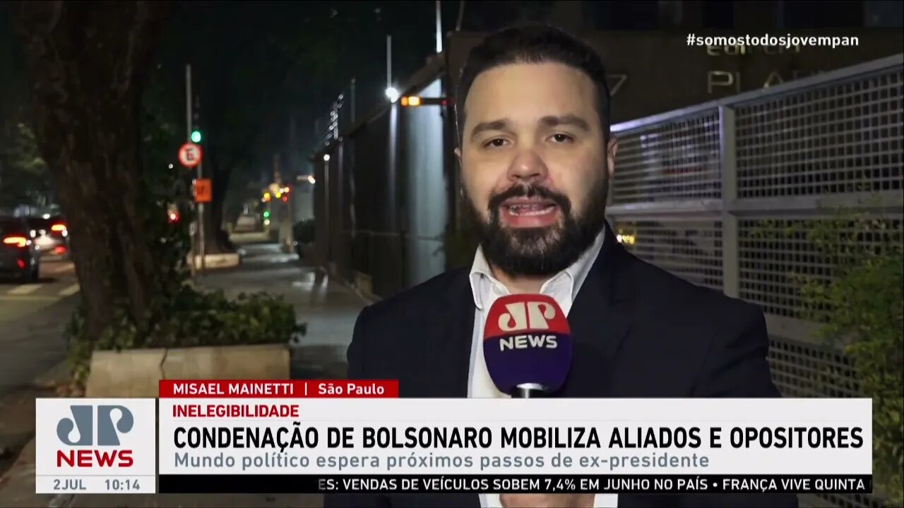 Inelegibilidade de Bolsonaro mobiliza opositores e aliados políticos