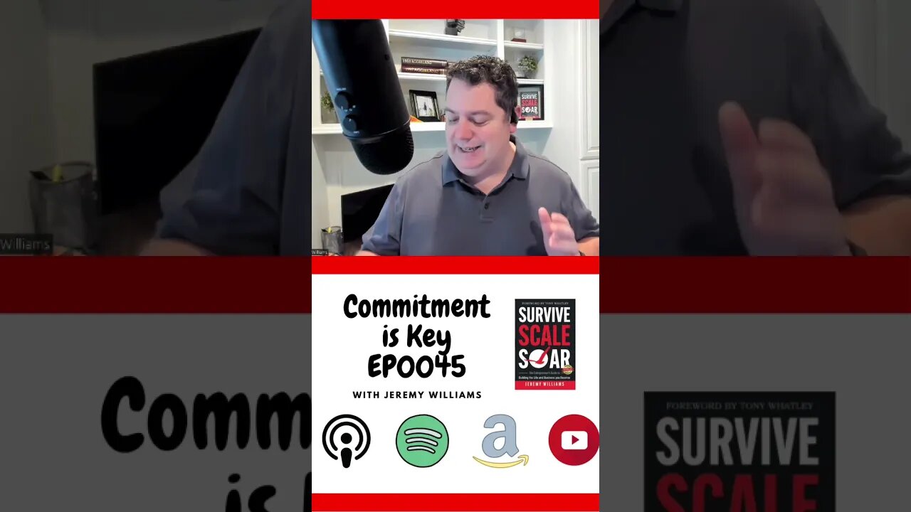 New Episode of the Survive Scale Soar Drops Jan. 13th, 2023 | Commitment is Key with Jeremy Williams