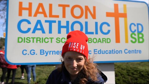 Parents and citizens serve notice to Halton public and Catholic school boards. Burlington, 03/30/21