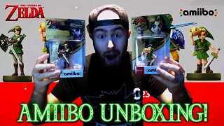 Majora's Mask Link & Twilight Princess Link amiibo UNBOXING!