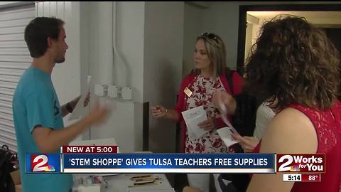 'STEM Shoppe' gives teachers free school supplies