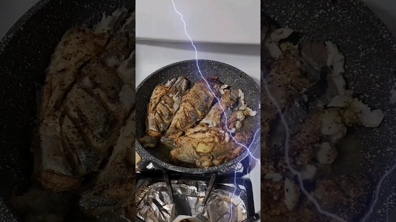 My FIRE🔥 Snapper Blue fish pan fry!!!