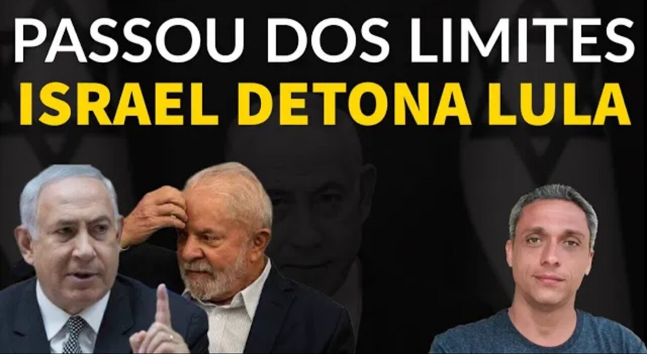 Hypocrite!" - Former prisoner LULA crossed the line and gets hit by the Prime Minister of Israel