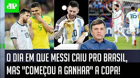 "TUDO COMEÇOU NAQUELE DIA! Foi a 1ª VEZ que o Messi..." Mauro Cezar EXPLICA Argentina CAMPEÃ da Copa