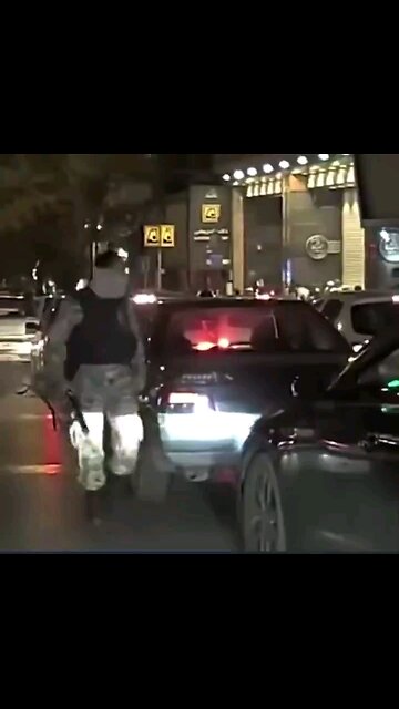IRGC thug assaults woman, her crime? Not covering her hair. This is how Islam treats women.