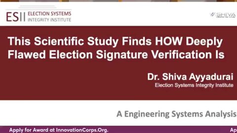 This Scientific Study Finds HOW Deeply Flawed Election Signature Verification Is