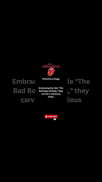 Why The Rolling Stones' Rebellious Image Still Resonates Today #shorts #rollingstones #rocknroll