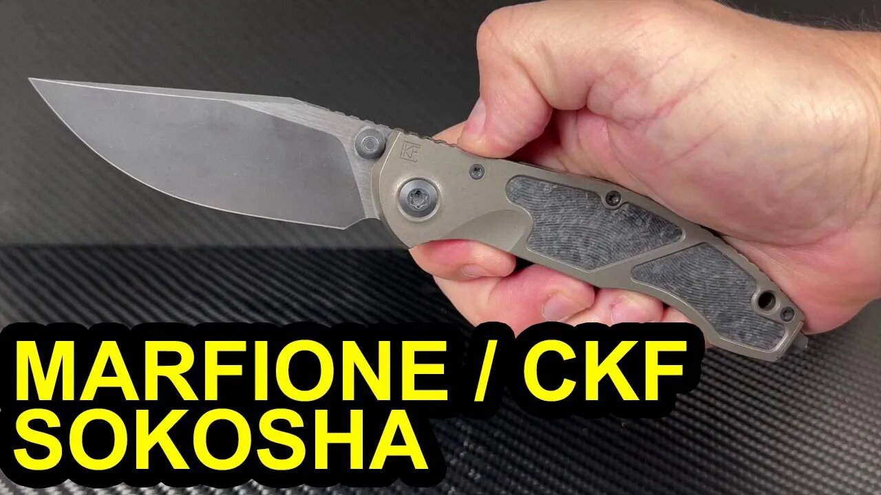 The Sokosha: A Marfione & CKF collab @MicrotechKnivesOfficial
