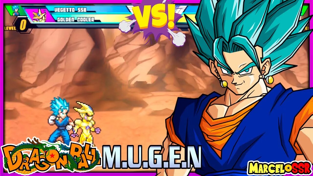 Vegetto SSJ Blue & Golden Cooler Vs. Trunks SSJ Rage & Vegeta Scouter - Dragon Ball M.U.G.E.N