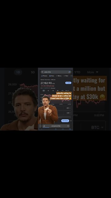 Bitcoin to a million, KEEP HODLING 😤 #bitcoin #crypto #shorts