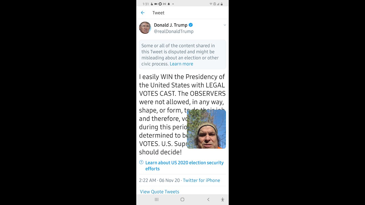 Twitter now blocking you from taking screenshots through your camera.