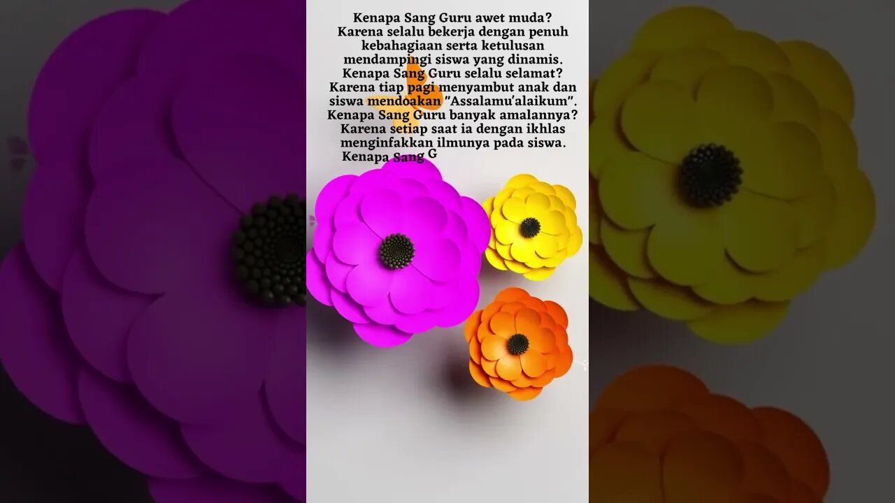 KENAPA GURU AWET MUDA