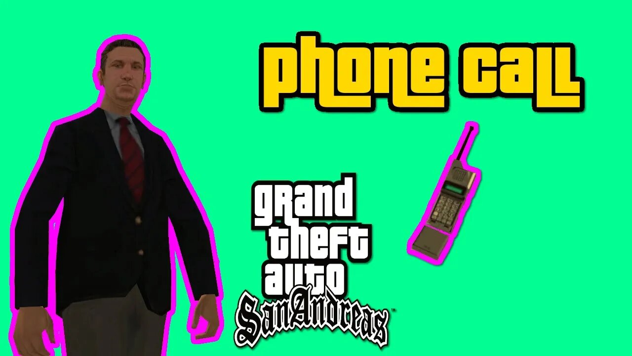 Grand Theft Auto: San Andreas - Toreno Phone Call [Get Back To The Ranch]