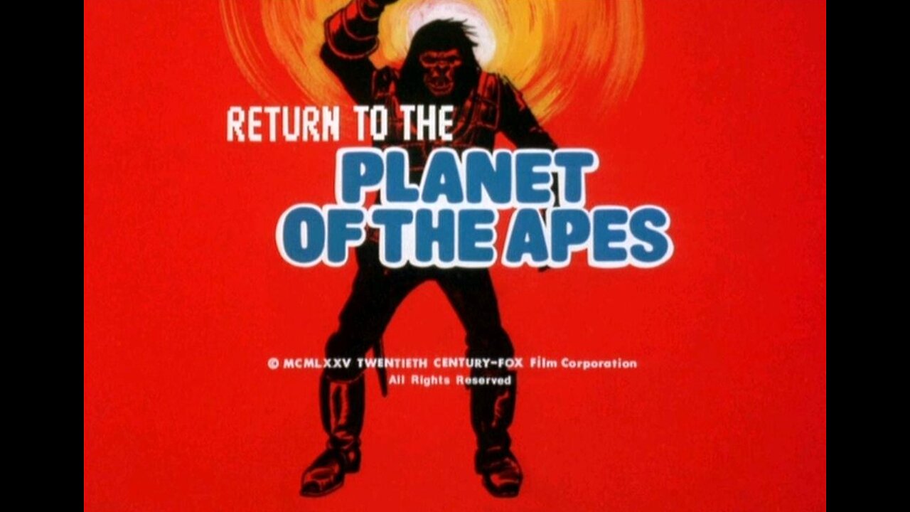 Return To The Planet Of The Apes ( Flames of Doom ) Full Cartoon 1975