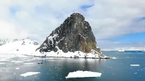 6 $ Antarctica 4K Scenic Relaxation Film With Calming Music