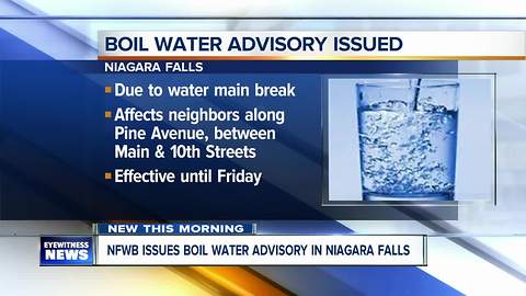 Residents in Niagara Falls neighborhood advised to boil water