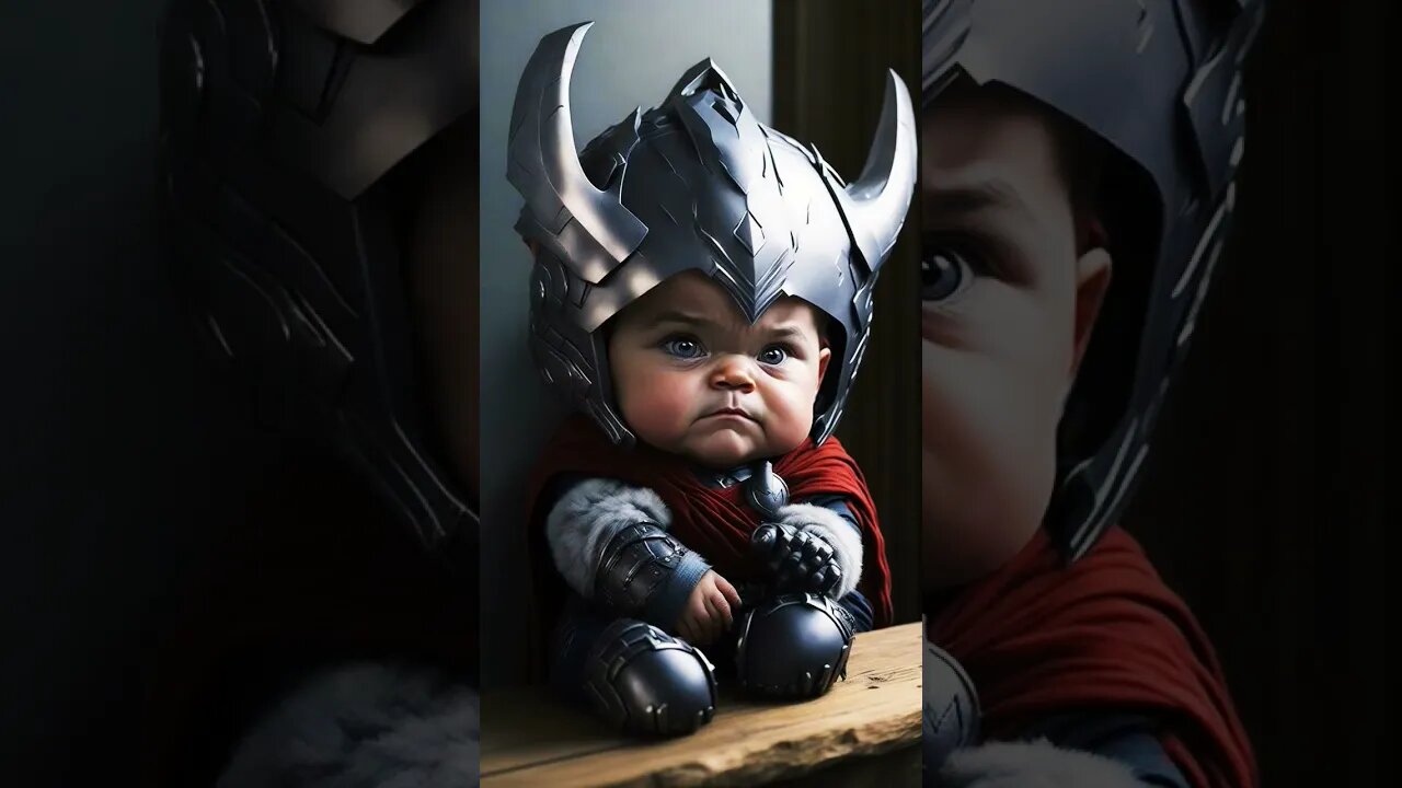 Cute Baby Avengers #avengers #marvel #shorts