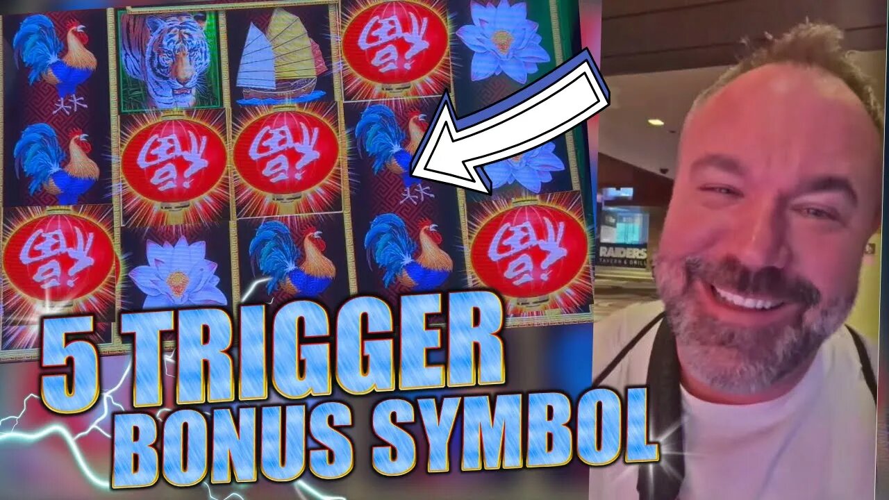 My First EVER 5 Bonus Symbol Re-Trigger On Dragon Link Panda Magic Slot #VEGAS