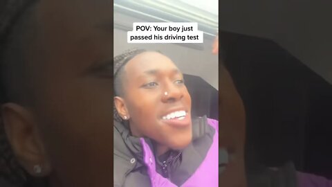 When your homie is now legal on the roads 😈🚘