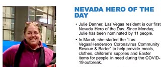 Julie Danner is Nevada's Hero of the Day