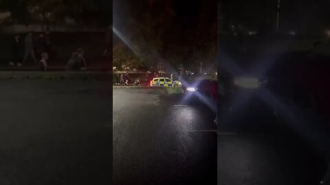 POLICE ARRIVE AT CAR MEET