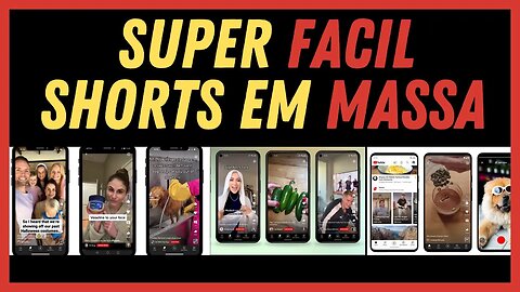 como criar shorts em massa super rápido chegue aos 1000 inscritos super fácil