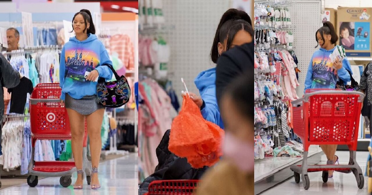 Rihanna hints She's Expecting A Girl As She Shop's For Baby Dresses!👗😍