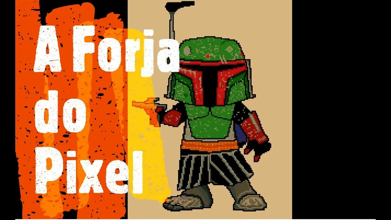 Desenhando Boba Fett Bobbleheads pixel art #04 - Aseprite - Timelapse