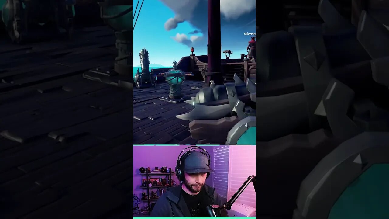 He THOUGHT it was a SAFE PLACE #seaofthieves #funny #twitch