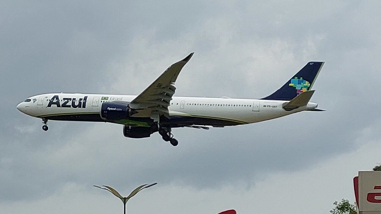 Airbus A330NEO PR-ANY vindo de Campinas para Manaus