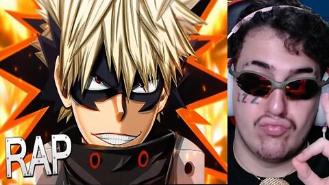 REACT Rap do Bakugou (Boku no Hero) Substância Explosiva | Gabriza ♫